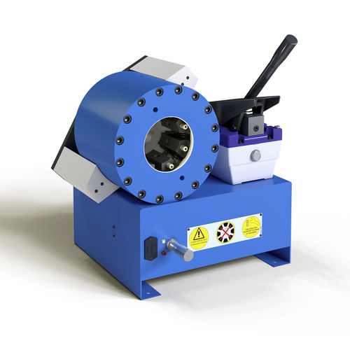 Sertisseuse de tuyau flexible - TUBOMATIC H83/EPI - OP Srl - pour flexible hydraulique / semi-automatique / hydro-pneumatique