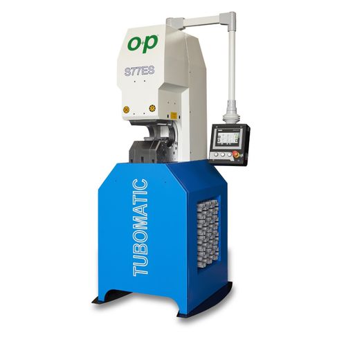 Sertisseuse de tuyau flexible - TUBOMATIC S77 ES - OP Srl - automatique / hydraulique / contrôlée par PLC
