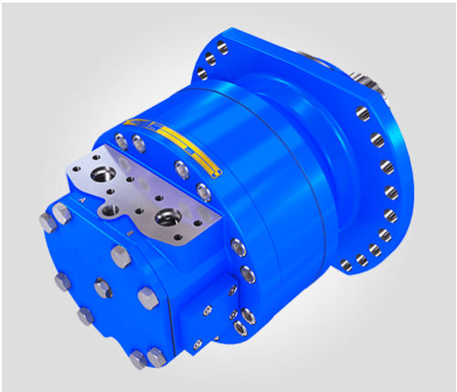 Moteur hydraulique à pistons radiaux - XJ series - Rotary Power - pour engin de chantier / à deux vitesses
