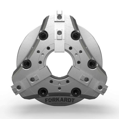 Mandrin automatique - FNC+ - Hardinge Workholding - 3 mors / avec passage au centre / auto-centrant