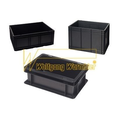 Caisse conductrice - Wolfgang Warmbier GmbH & Co. KG Systeme gegen Elektrostatik - en polypropylène / empilable / modulaire