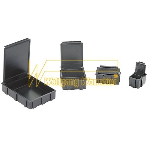 Caisse en plastique - Wolfgang Warmbier GmbH & Co. KG Systeme gegen Elektrostatik - avec couvercle / conductrice