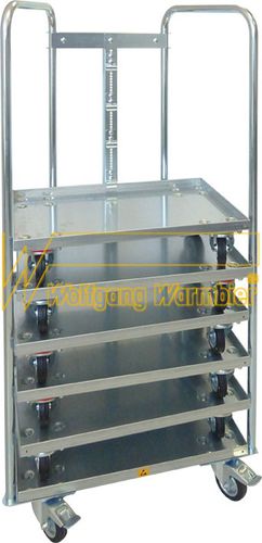 Roll-conteneur multiusage - Wolfgang Warmbier GmbH & Co. KG Systeme gegen Elektrostatik - à étagères