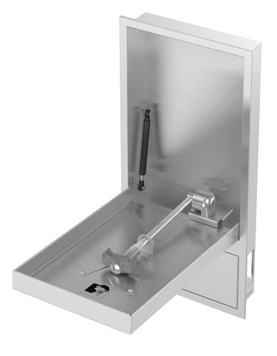 Douche oculaire murale - S19294HB, S19294HBT - Bradley - pour laboratoire