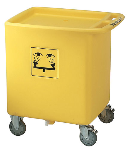Conteneur à déchets en plastique - S19-399 - Bradley - pour déchets médicaux / à 4 roues