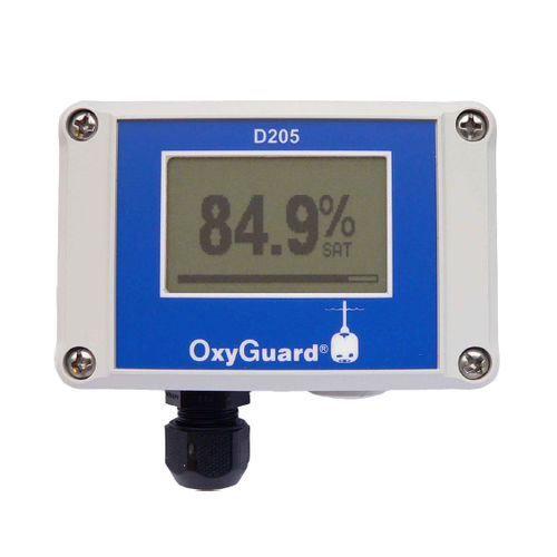 Afficheur LCD - D205 - OxyGuard - graphique / pour mesure de courant