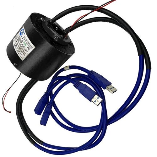 Collecteur tournant électrique - ByTune Electronics - USB / avec alésage / en argent