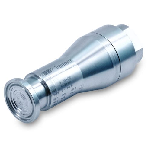 Transmetteur de pression relative - PBMH - Baumer Group - absolue / piézorésistif / en acier inoxydable