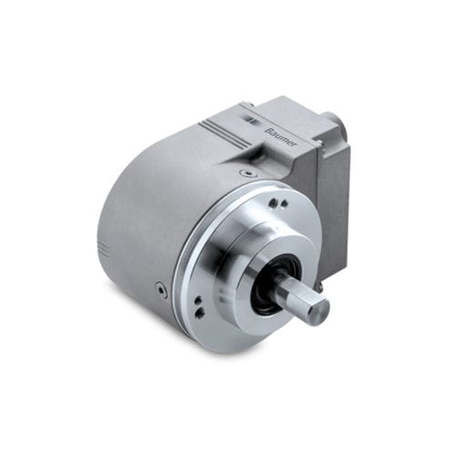 Codeur rotatif absolu - EAL580-SC - Baumer Group - optique / à arbre plein / multitour
