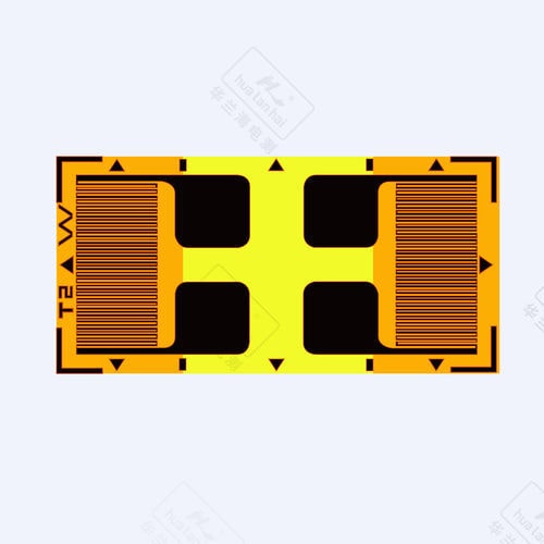 Jauge de contrainte à résistance - GB-D series - Guangdong South China Sea Electronic Measuring Tec - à double grille parallèle / pour analyse des contraintes / pour mesure de force