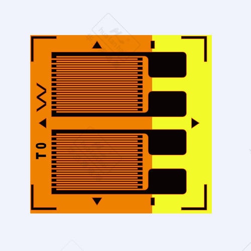 Jauge de contrainte résistive - FB series - Guangdong South China Sea Electronic Measuring Tec - linéaire double grille / pour analyse des contraintes / pour mesure de force