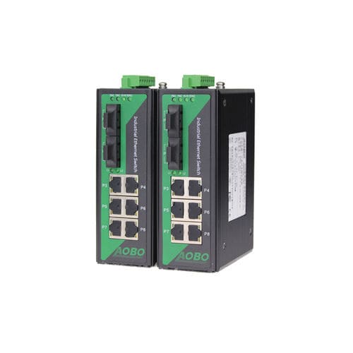Commutateur Ethernet administrable - AOBO 5009 series - HANGZHOU AOBO TELECOM.,LTD. - 9 ports / sur rail DIN / standard