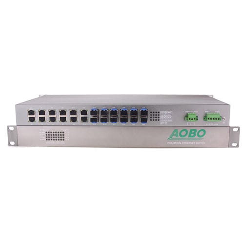 Commutateur Ethernet administrable - AOBO G7024 series - HANGZHOU AOBO TELECOM.,LTD. - 24 ports / Gigabit Ethernet / de fibre optique