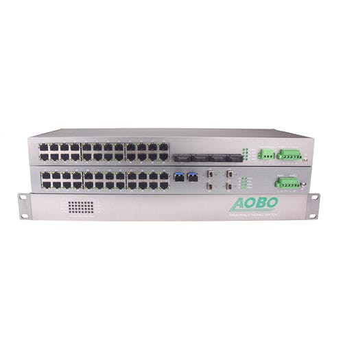 Commutateur Ethernet administrable - AOBO 8328 series - HANGZHOU AOBO TELECOM.,LTD. - 10/100BaseT(X) / Gigabit Ethernet / de niveau 3
