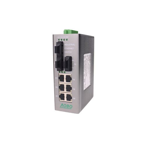 Commutateur Ethernet non administrable - AOBO 3009 series - HANGZHOU AOBO TELECOM.,LTD. - 10/100BaseT(X) / 9 ports / sur rail DIN