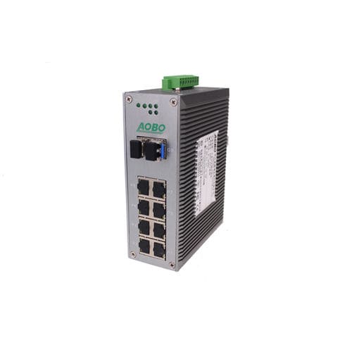 Commutateur Ethernet non administrable - AOBO 3012 series - HANGZHOU AOBO TELECOM.,LTD. - 10 ports / Gigabit Ethernet / sur rail DIN