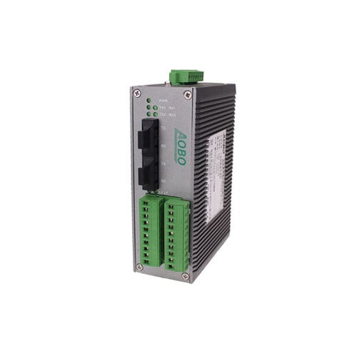 Émetteur-récepteur pour fibre optique - AOBO 102 series - HANGZHOU AOBO TELECOM.,LTD. - RS485 / RS232 / de transmission de données