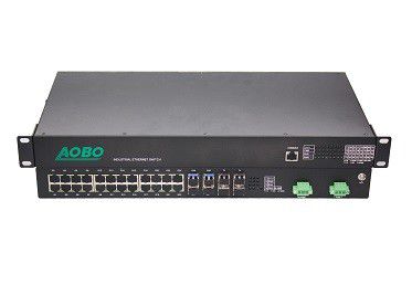 Commutateur Ethernet administrable - AOBO 7032 series - HANGZHOU AOBO TELECOM.,LTD. - 10 ports / Gigabit Ethernet / monté sur rack