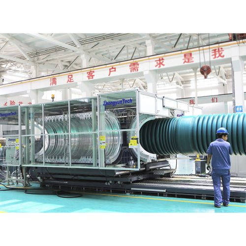 Ligne d'extrusion pour tubes annelés - ZC-1500H - Zhongyun Group - pour canalisations d'eaux pluviales / pour HDPE / pour PP