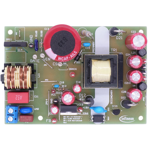 Alimentation électrique châssis ouvert - REF_5GR2280AG_22W1 - Infineon Technologies AG - AC/DC / régulée / à découpage