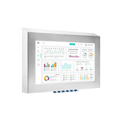 Moniteur à écran tactile résistif à 5 fils - IRTMWP215SBNDA - IronTech Solutions, SL - rétroéclairage à LED / pour usage extérieur / 21.5"
