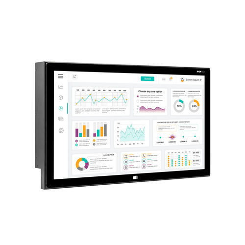 Moniteur à écran tactile résistif à 5 fils - IRTMCF156SBNFA - IronTech Solutions, SL - rétroéclairage à LED / industriel / pour usage extérieur