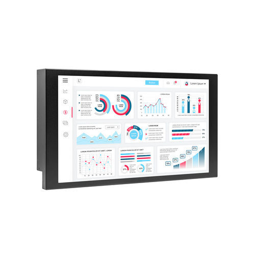 Moniteur à écran tactile résistif à 5 fils - IRTMCF238SBNFA - IronTech Solutions, SL - rétroéclairage à LED / industriel / pour usage extérieur