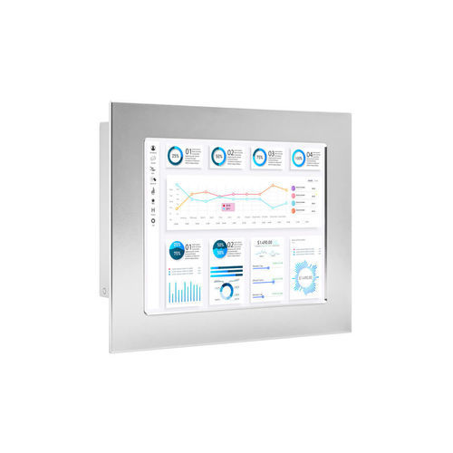 Panel PC rétroéclairage à LED - IRTPTH121PB1WOA - IronTech Solutions, SL - à écran tactile résistif à 5 fils / 12.1" / 1024 x 768