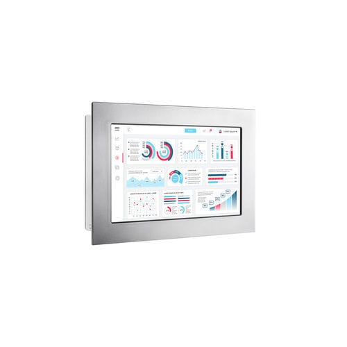 Moniteur à écran tactile résistif à 5 fils - IRTMFB185SBKAA - IronTech Solutions, SL - rétroéclairage à LED / industriel / pour usage extérieur