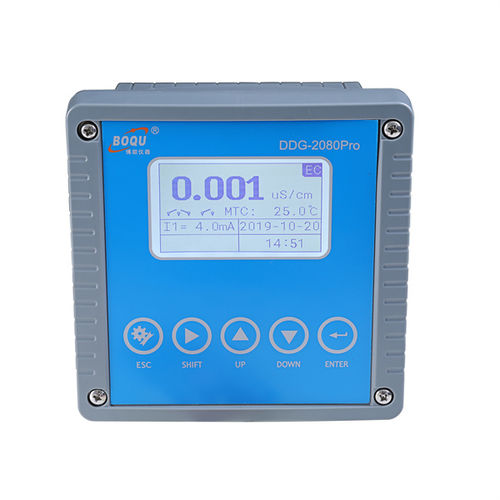 Conductimètre d'eau - DDG-2080Pro - Shanghai Boqu Instrument Co.,Ltd. - en ligne / avec résistivimètre / avec compteur de TDS