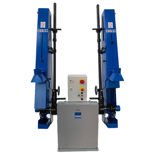 Machine à poncer-polir de métal - 72730 - IMM Maschinenbau GmbH - à bande