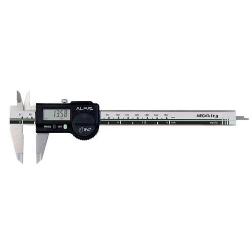 Pied à coulisse digital - IP67 | Megatry - Alpa Metrology - en acier inoxydable / IP67 / avec transmission de données