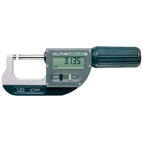 Micromètre d'extérieur - MEGA\whiz - Alpa Metrology - numérique / étanche