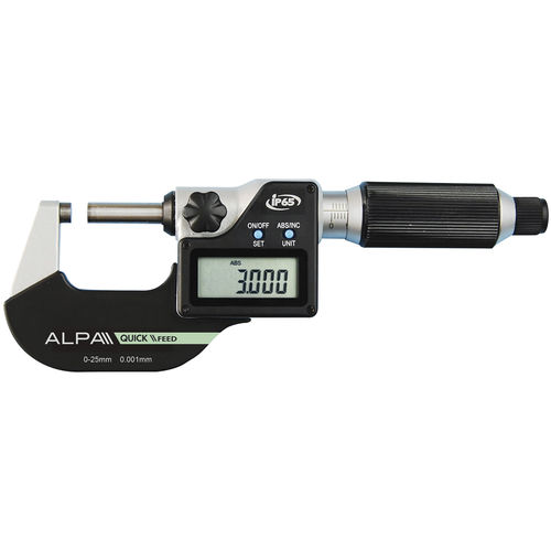 Micromètre d'extérieur - BA02025 - Alpa Metrology - numérique / à grande vitesse / étanche
