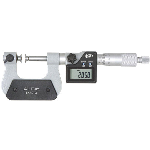 Micromètre d'extérieur - BA035 series - Alpa Metrology - numérique / avec touches interchangeables / étanche