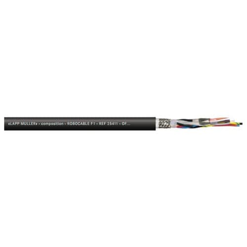 Câble électrique pour servomoteur - F1  - Lapp Muller - d'alimentation / DIN / isolé