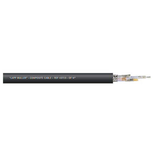Câble optique hybride - 43723  - Lapp Muller - coaxial / avec écran en cuivre / résistant aux irradiations