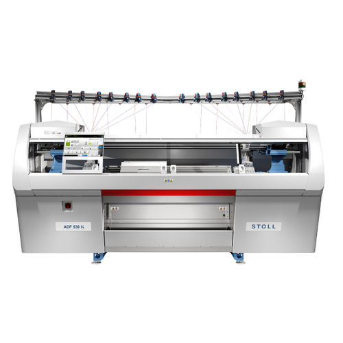Machine à tricoter plate - ADF 530-32 ki W multi gauge - STOLL - assistée par ordinateur / industrielle