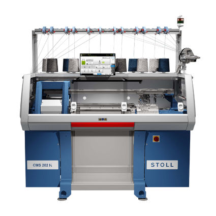 Machine à tricoter plate - CMS 202 KI B - STOLL - assistée par ordinateur / industrielle