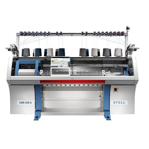 Machine à tricoter plate - cms 530 ki w multi gauge - STOLL - assistée par ordinateur / industrielle
