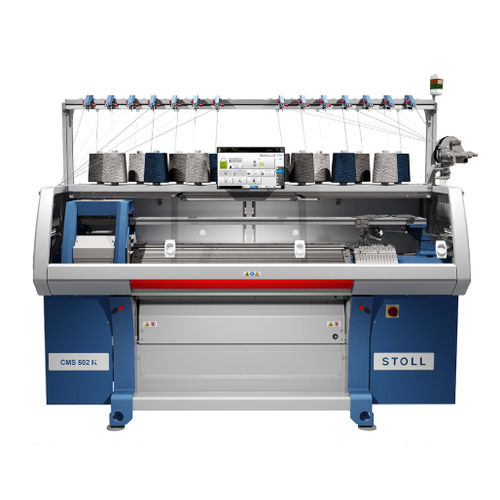 Machine à tricoter plate - CMS 502 KI BC - STOLL - compacte / assistée par ordinateur / industrielle