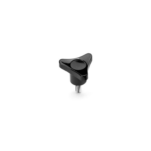 Bouton fileté - 3P/P - GAMM - triangle / en inox / de laiton