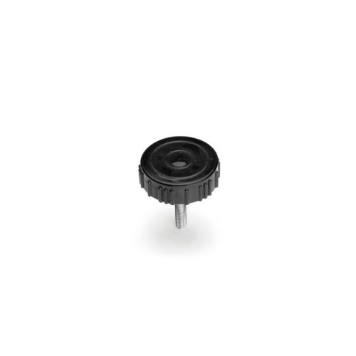 Bouton fileté - VP/P - GAMM - moleté / rond / en plastique