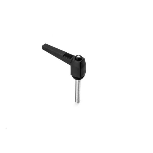 Manette indexable en thermoplastique - KRPX - GAMM - en acier inoxydable / réglable / avec insert fileté