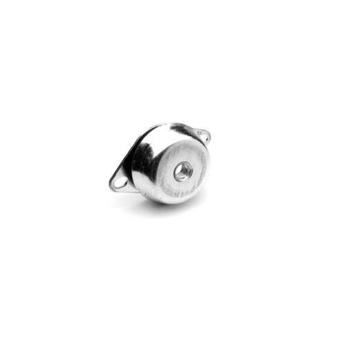 Support antivibratoire rond - AC2F - GAMM - en acier zingué / en élastomère / à semelle