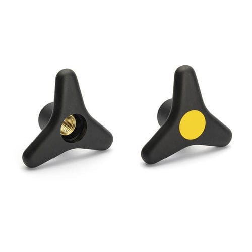 Bouton à trois lobes - LTB/FP - GAMM - fileté / en PA / en thermoplastique