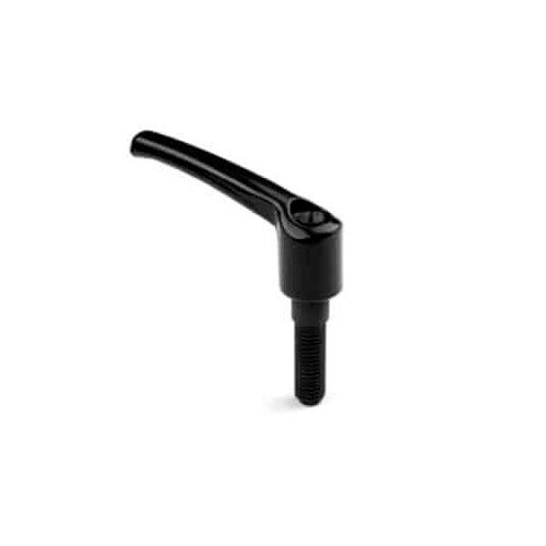 Manette indexable réglable - GA/P - GAMM - en zamak / avec insert fileté
