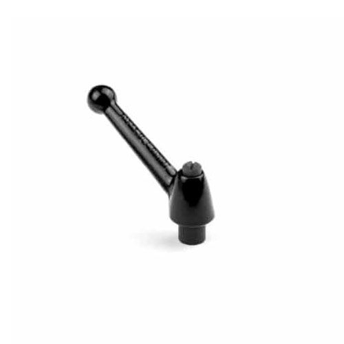 Manette indexable réglable - J/B - GAMM - en acier / en zamak / avec filetage interne