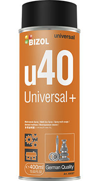 Aérosol de protection anticorrosion - Universal+ u40 - BIZOL - dégrippant / pour métal / pour le plastique