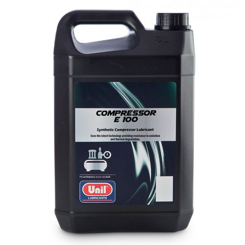 Huile lubrifiante - E 100 - UNIL LUBRICANTS - synthétique / pour compresseur / pour pompe